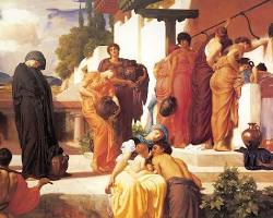 Image of Aeneid Book 3 classical art Aeneas travels Polydorus Harpies Helenus