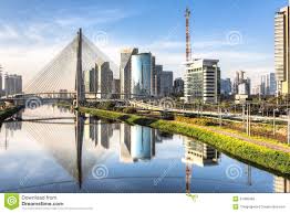 The metropolis is an alpha global city and the most populous city in brazil,. Estaiada Brucke Sao Paulo Brasilien Stockbild Bild Von Tourismus Gebaude 37466489