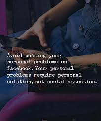 Check out the social media quotes and sayings below to learn how musicians, actors, and other prominent figures feel about social media platforms. Avoid Posting Your Personal Problems On Social Media Social Quotes Problem Quotes Social Media Quotes Truths