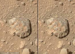 Mars curiosity rover latest released pictures. Nasa S Curiosity Rover Blasts Rocks On Mars With Nuclear Powered Lasers Daily Mail Online