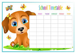 School Timetable 123 Kids Fun Apps School Timetable School Kids School