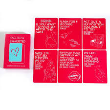 Heyecanlı ve bitkin yetişkin kart oyun 50x oyun kartları içme kartı oyunu  güçlü yardımcı olduğu için çiftler için tasarlanmış - AliExpress