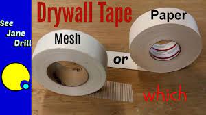 How do you use mesh drywall tape? Which Drywall Tape Is Better Paper Or Mesh Youtube