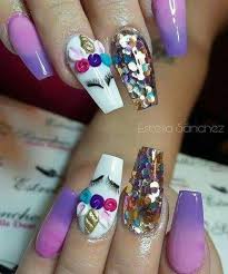¡es momento de brillar con uñas rose gold! Pin By Lucero De Luna On Unas Unicornio Unicorn Nails Luxury Nails Nails