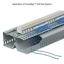 panduit panelmax din rail wiring duct cableorganizer com