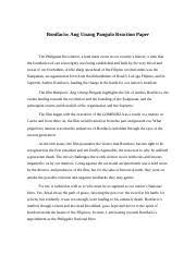 Reflection About Retreat Tagalog