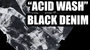 Keep in mind that you still have to put your jeans in there as well, so don't overfill. Acid Wash Black Denim Tutorial Metalhead Threads Youtube