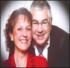 Ron Voisine getting another precious gift from his wife