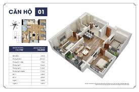Mặt bằng căn hộ điển hình. Ban Chung CÆ° Tnr Goldmark City Ä'á»™c Quyá»n Háº£i Phat Land