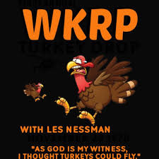 Classic clip from the 1978 turkey drop episode of wkrp! As God Is My Witness I Thought Turkeys Could Fly Y95 5