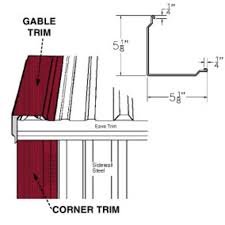 Fasten with wood panel screws. Steel Corner Gable Trim At Menards