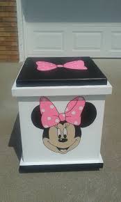Minnie Mouse Inspired Toy Box Storage Box Minnie Mouse Inspiredtable Kids Furniture Hope Ches Kids Toy Boxes Minnie Mouse Toddler Bedding Toy Storage Boxes