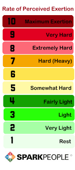 Reference Guide To Exercise Intensity Sparkpeople