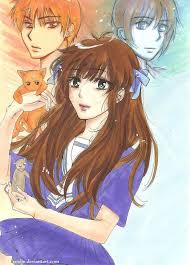 Just A Fruits Basket Fan Art Of Kyo And Tohru Because I Wuv Them I Couldn T Really Think Of A Title So Fruits Basket Fruits Basket Kyo Fruit Basket Drawing