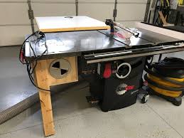 Sawstop 3hp Professional Table Saw W 36 Fence Rails And Extension Table Extension Table Table Saw Table Extension