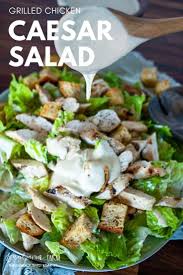 Grilled Chicken Caesar Salad Recipe In 2020 Grilled Chicken Caesar Salad Perfect Salad Recipe Chicken Caesar Salad Recipe