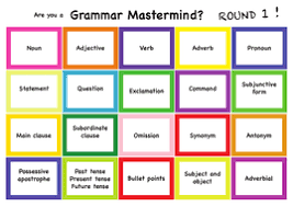 Grammar Mastermind Card 2 Pdf English Grammar Games English Vocabulary Words Teaching English Grammar