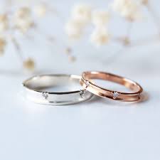 His And Hers Couples Rings His And Hers Wedding Rings Rose Etsy Diamond Eternity Wedding Band Promise Ring Set Wedding Rings For Women
