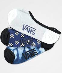 Vans Heart Checker Canoodle 3 Pack No Show Socks Zumiez Vans Socks Vans No Show Socks