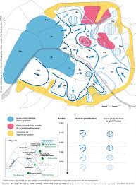 Les Dynamiques Spatiales De La Gentrification A Paris Geographie Paris Cartographie