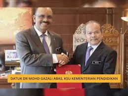 Pensihat utama kerajaan tentang pentadbiran persukutuan. Datuk Dr Mohd Gazali Abas Ksu Kementerian Pendidikan Youtube