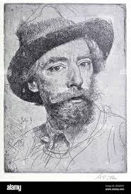 Augustus john self portrait hi-res stock photography and images