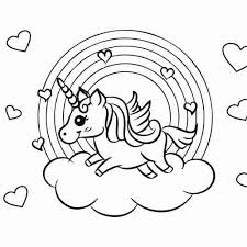 Dibujos Para Colorear De Unicornios Y Arcoiris