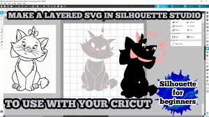 Download How To Create A Layered Svg In Silhouette Studio With Cricut Silhouette For Beginners Youtube