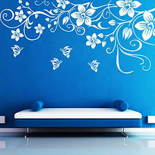 Shop with afterpay on eligible items. Decor Kafe Decal Style Butterfly Floral Wall Sticker Wall Poster Pvc Vinyl 91 X 43 Cm Buy Online In Isle Of Man At Isleofman Desertcart Com Productid 76528798