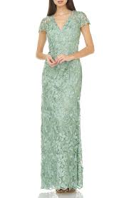 Mother Of The Bride Dress In Mint Green Sage Green Dress For The Mother Of The Bride Or Groom Mothe Embellished Gown Sage Green Dress Green Formal Dresses