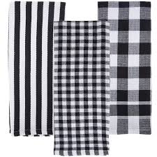 Black And White Kitchen Towels Black White Kitchen Towels In 2020 Black White Kitchen White Kitchen Towels White Kitchen