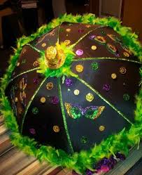 Second Line Umbrella Mardi Gras Mardi Gras Wedding Mardi Gras Diy Mardi Gras Crafts