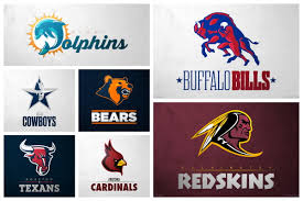 A celebration of classic logos, from secondary logos to mid court logos, we celebrate all of them!!. Nfl Redesigned 32 Fresh Football Team Logos Inspirationfeed