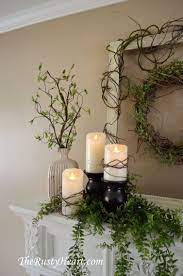 Spring Mantel Farmhouse Mantel Decorating Ideas Fireplace Mantle Decor Fireplace Mantel Decor