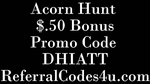 The new discount codes are constantly updated on couponxoo. Acorn Hunt Referral Code 50 Bonus Acorn Hunt Promo Code 2021 Referral Codes