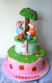 Terrific Peppa Pig First Birthday Cake Gateaux Peppa Pig Gateau Fille Gateau Anniversaire