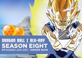 Dragon ball z follows the adventures of goku who, along with the z warriors, defends the earth against evil. Dragon Ball Z Season Eight Blu Ray Dragon Ball Wiki Fandom