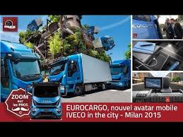 Milan 2015 Eurocargo Nouvel Avatar Mobile Iveco In The City Truck Milan Transporteur