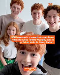 HBO continúa el desarrollo de su serie de 'Harry Potter' con la revelación  de nuevos miembros del elenco, quienes interpretarán a los hermanos  Weasley. Tristan Harland y Gabriel Harland asumirán los papeles