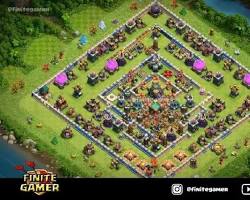 Clash of Clans 14. Seviye Köy Düzeni  Köpekbalığı resmi