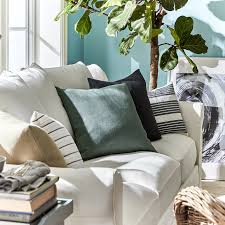 Vigdis Cushion Cover Pale Green Ikea In 2021 Green Cushions Living Room Green Cushions Living Room Design Green
