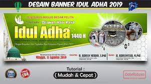 Free Template Spanduk Banner Idul Adha Format Cdr Psd Spanduk Photoshop Desain Banner