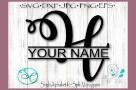 Download Split Monogram Letter H Single Letter File 290599 Svgs Design Bundles