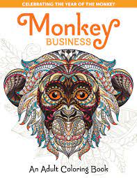 You can print or color them online at getdrawings.com for absolutely free. Amazon Com Monkey Business An Adult Coloring Book Take A Break To Create With Color 9781940611433 Spring House Press Books