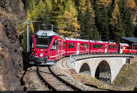 3511 Rhb Rh Tische Bahn Abe 8 12 At Cavaglia Switzerland By Georg Tr B Train Switzerland Switzerland Travel