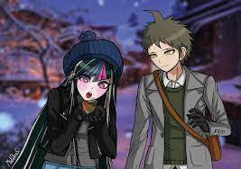 Hajime and Ibuki in winter weather! : r/danganronpa