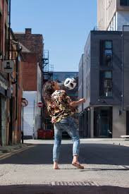 She can speak nine languages. Nadia Nadim For Scandinavian Airlines David Oates Manchester Portrait Commercial And Event Photographer