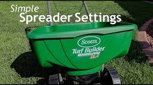 Scotts broadcast spreader conversion to drop spreader. Diy Lawn Care Which Spreader Setting To Use For Fertilizer Applications Youtube
