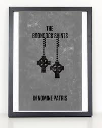 Boondock saints upcoming boondock saints 3 movie.no date for filming or release yet. Boondock Saints Rosary Minimalist Print Sold By Coliseum Graphics On Storenvy