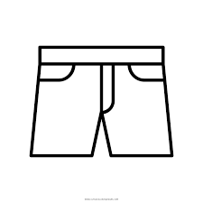 Print shorts coloring page (color). Shorts Coloring Page Ultra Coloring Pages